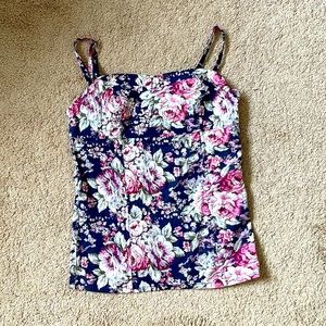 Floral tank top